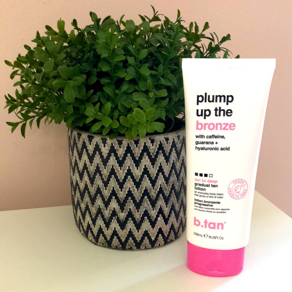 b.tan plump up the bronze gradual tan lotion